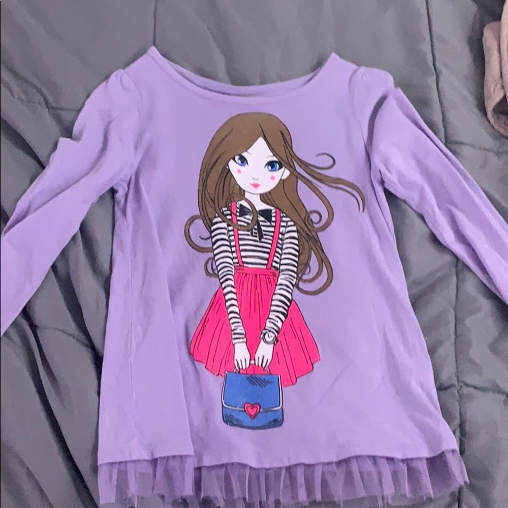 Girls purple shirt